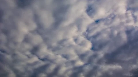 Light Puffy Cloud formation Time Lapse 4K Stock Footage 136992066