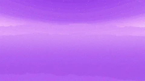 Light purple 2d animated sky textured background, mountains and stars Stock Footage 311758044