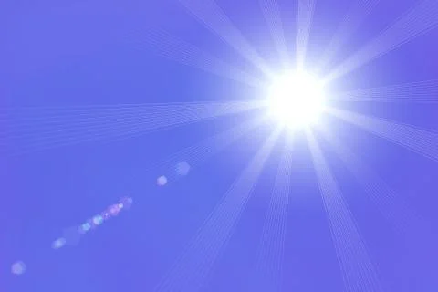 Light on a purple background Illustrazione stock