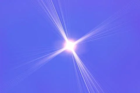 Light on a purple background Illustrazione stock