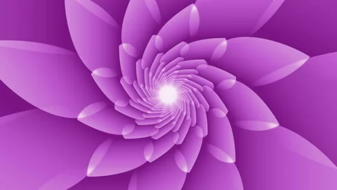Light purple floral shapes with sharp angled leaves looped animated background Stock Footage 165660267