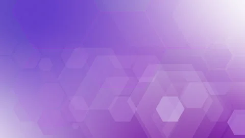 Light purple hexagonal geometric pattern. Abstract looping animation Video stock 250234104