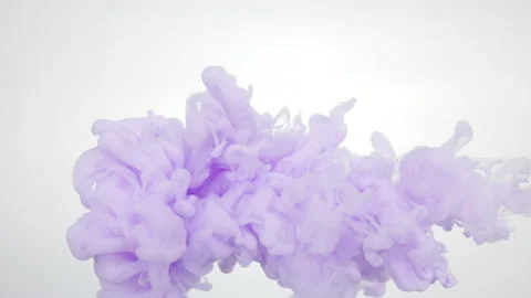 Light Purple Ink In Water Stock Footage 170525833