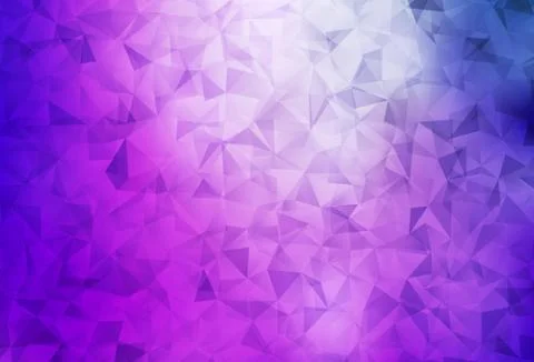 Light Purple, Pink vector abstract mosaic pattern. Illustrazione stock