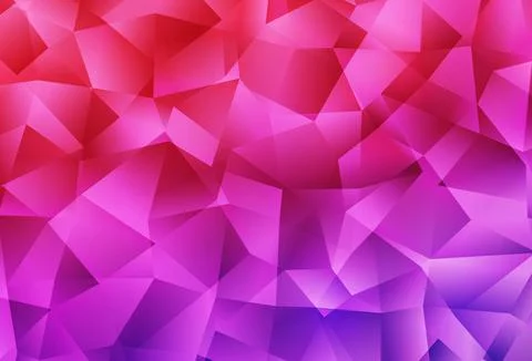 Light Purple, Pink vector abstract polygonal background. Stock Illustration