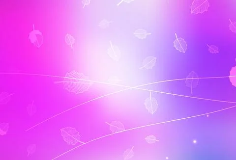 Light Purple, Pink vector abstract pattern with trees, branches. 库存插图