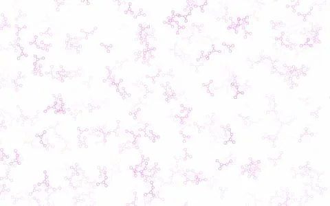 Light Purple, Pink vector backdrop with artificial intelligence data. Stock Illustration