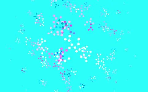 Light Purple, Pink vector backdrop with artificial intelligence data. Stock Illustration