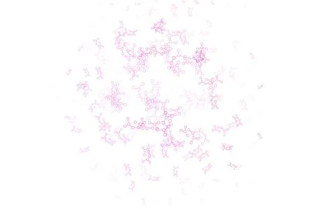 Light Purple, Pink vector backdrop with artificial intelligence data. Illustrazione stock