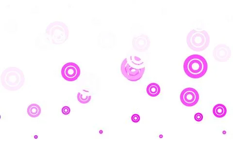 Light Purple, Pink vector backdrop with dots. 스톡 일러스트