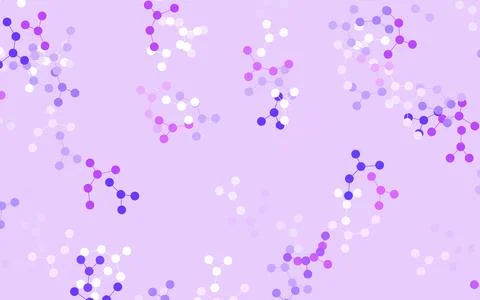 Light Purple, Pink vector backdrop with artificial intelligence data. Stock Illustration