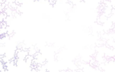 Light Purple, Pink vector backdrop with artificial intelligence data. イラスト素材