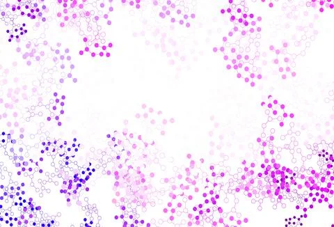 Light Purple, Pink vector backdrop with artificial intelligence data. Illustrazione stock