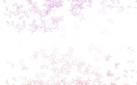 Light Purple, Pink vector backdrop with artificial intelligence data. Stock Illustration