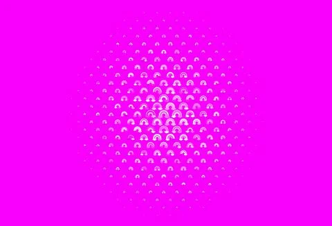 Light Purple, Pink vector backdrop with rainbows, clouds. Stock Illustration