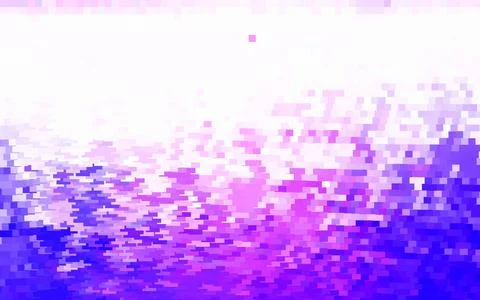 Light Purple, Pink vector backdrop with rhombus. Stock Illustration