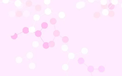 Light Purple, Pink vector background with forms of artificial intelligence. 스톡 일러스트