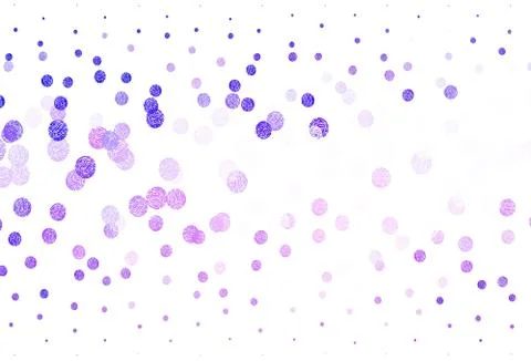 Light Purple, Pink vector background with spots. Stock Illustration