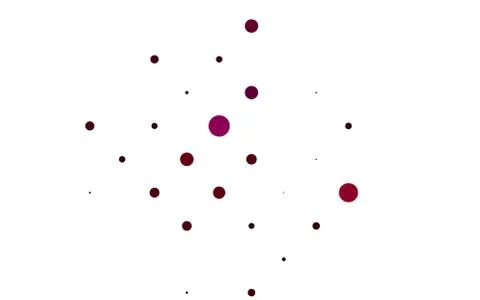 Light Purple, Pink vector background with bubbles. Illustrazione stock