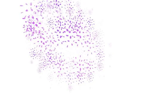 Light Purple, Pink vector background with bubbles. Stock Illustration