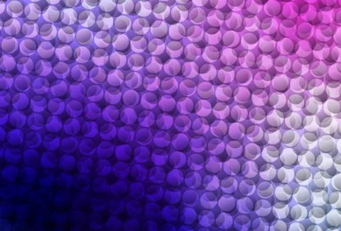 Light Purple, Pink vector background with bubbles. Stock Illustration