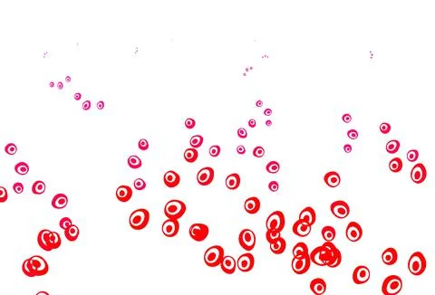 Light Purple, Pink vector background with bubbles. Stock Illustration