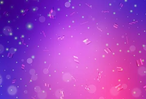Light Purple, Pink vector background with spots. Stock Illustration