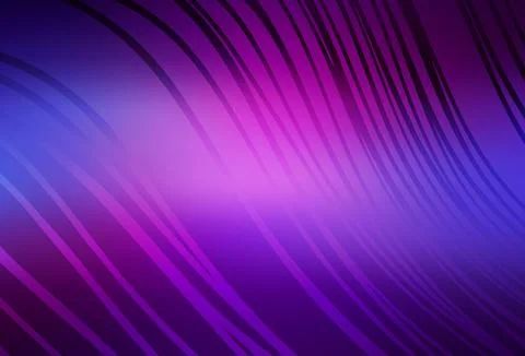 Light Purple, Pink vector background with wry lines. Stock Illustration