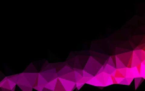 Light Purple, Pink vector blurry triangle pattern. 스톡 일러스트