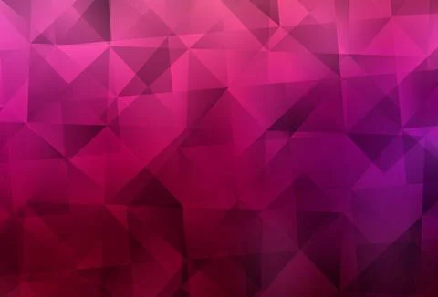 Light Purple, Pink vector gradient triangles pattern. Illustrazione stock