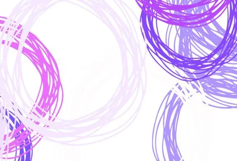 Light Purple, Pink vector layout with circle shapes. Illustrazione stock
