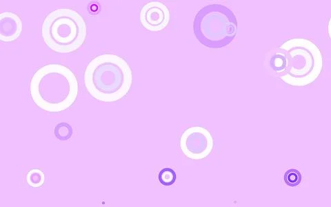 Light Purple, Pink vector layout with circle shapes. Illustrazione stock