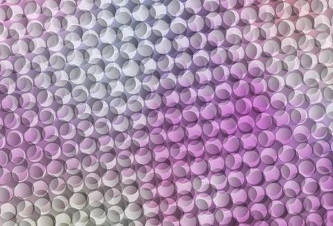 Light Purple, Pink vector layout with circle shapes. Stock Illustration