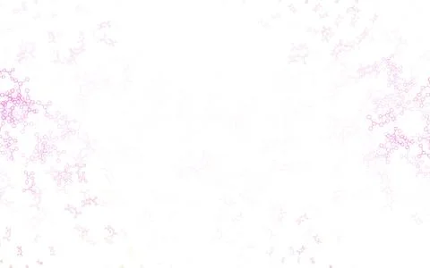 Light Purple, Pink vector pattern with artificial intelligence network. Illustrazione stock