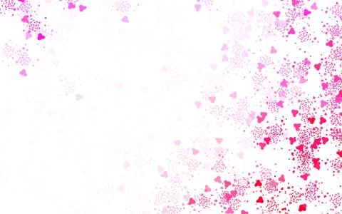 Light Purple, Pink vector pattern with random forms. Illustrazione stock