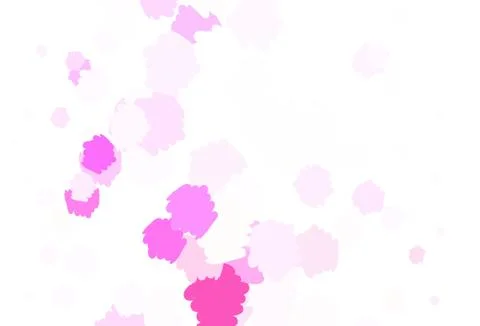 Light Purple, Pink vector pattern with random forms. Illustrazione stock