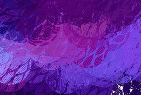 Light Purple, Pink vector pattern with random forms. Illustrazione stock
