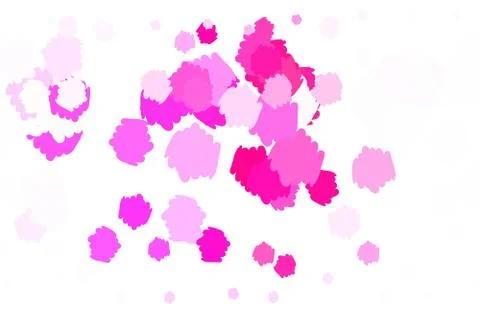 Light Purple, Pink vector pattern with random forms. Illustrazione stock