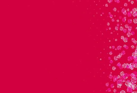 Light Purple, Pink vector pattern with random forms. Stock Illustration