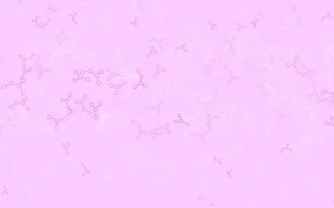 Light Purple, Pink vector pattern with artificial intelligence network. 스톡 일러스트