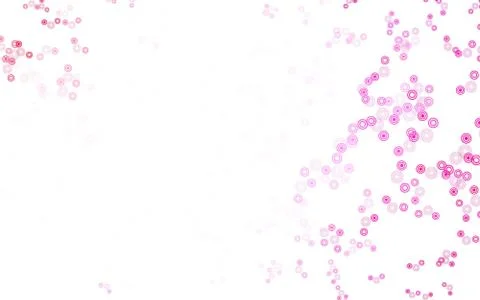 Light Purple, Pink vector pattern with spheres. Illustrazione stock