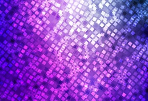 Light Purple, Pink vector pattern in square style. Stock Illustration