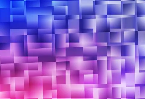 Light Purple, Pink vector pattern in square style. Illustrazione stock