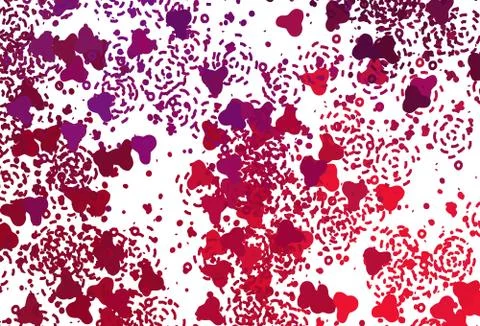 Light Purple, Pink vector pattern with random forms. 库存插图