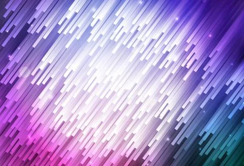 Light Purple, Pink vector pattern with sharp lines. Stock Illustration