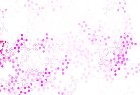Light Purple, Pink vector pattern with artificial intelligence network. Stock Illustration