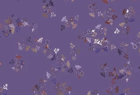 Light Purple, Pink vector pattern with random forms. イラスト素材