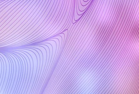 Light Purple, Pink vector pattern with bent lines. 스톡 일러스트