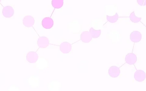Light Purple, Pink vector pattern with artificial intelligence network. 스톡 일러스트