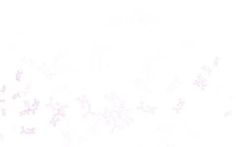 Light Purple, Pink vector pattern with artificial intelligence network. イラスト素材